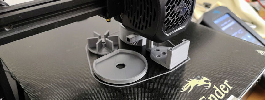 Printing the parts for the DIY water pump